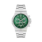 Ferro Fm43020a-A6 Quartz Çelik Gri Yeşil Kadran 43 Mm Erkek Kol Saati