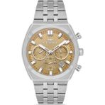 Ferro FM43022A-A7 Quartz Çelik Gri Sarı Kadran 42 mm Erkek Kol Saati - tek ebat