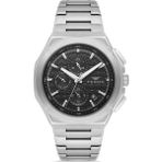 Ferro FM43024A-A2 Quartz Çelik Gri Siyah Kadran 43 mm Erkek Kol Saati - tek ebat