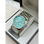 Ferro Fm43027a-A15 Quartz Çelik Gri Turkuaz Kadran 42 Mm Erkek Kol Saati
