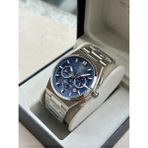 Ferro FM43027A-A3 Quartz Çelik Gri Lacivert Kadran 42 mm Erkek Kol Saati - tek ebat