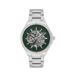 Ferro Otomatik Celik Gri Yesil Kadran 44 Mm Erkek Kol Saati