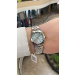 Ferro Quartz Çelik Gri Turkuaz Kadran 30 mm Kadın Kol Saati
