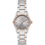 Ferro Quartz Çelik Rose/gri 30 mm Kadın Kol Saati - Rose - Gri