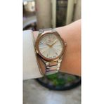 Ferro Quartz Çelik Rose/gri 34 mm Kadın Kol Saati - Rose - Gri