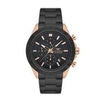 Ferro Quartz Celik Siyah 44 Mm Fonksiyonlari Aktif Erkek Kol Saati