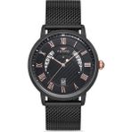 Ferro Siyah Hasır Kordon Erkek Kol Saati F11050C-1117-G