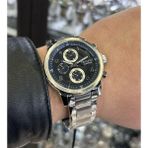 Ferrucci Çelik Erkek Kol Saati Su Geçirmez Paslanmaz + Hediyeli - Gümüş - Lacivert