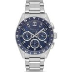 Ferrucci Gümüş Çelik Kordon Erkek Kol Saati L03553M.02 - Lacivert - Gümüş