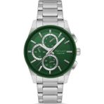 Ferrucci Gümüş Çelik Kordon Erkek Kol Saati L03595FM.3 - Yeşil - Gümüş