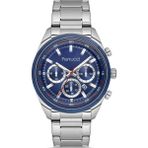 Ferrucci Gümüş Çelik Kordon Erkek Kol Saati L03616M.05 - Lacivert - Gümüş