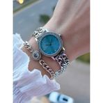 Ferrucci Küçük Vintage Kasa Çelik Kordon 2 Yıl Garantili 3 Atm Kadın Kol Saati+Bileklik FY.03615.3 - Standart