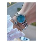 Ferrucci Küçük Vintage Kasa Çelik Kordon 2 Yıl Garantili 3 Atm Kadın Kol Saati+Bileklik FY.03615.3