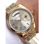Ferrucci Rolex Model Çelik Kordon Takvimli Kadran 30 Mt Suya Dayanıklı Erkek Kol Saati Fec.13029m07