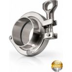 Ferrule Klemp Kelepçe Seti | Boru Birleştirme Kelepçesi | Gıdaya Uygun | Paslanmaz Çelik Krom 304 Kalite - 168MM (KAYNAK AĞIZI DIŞ ÇAPI)