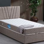 Fersa Baza Başlık Ve Orthosoft Yatak, Açık Kahve, 90X200