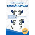 Fersan Aksesuar Evcil Hayvanlar Için 4 Adet Metal Sineklik Kancası