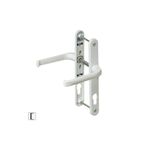 FERSAN AKSESUAR Pimapen PVC A Kalite Alüminyum Çift Taraflı Metal Kapı Kolu (ODA - WC SEÇENEĞİ)