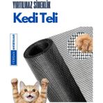 Fersan Aksesuar Yırtılmaz Sineklik Kedi Teli (Pet Tül) 100 Cm Uzunlukta Dayanıklı Malzeme - 80 CM EN