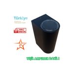Ferstar Aydınlatma Siyah Kasa Yeşil Işık Çift Yönlü Dekoratif Duvar Aplik