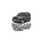 Fesan Fiat Doblo Uyumlu Sağ Sol Ön Far Lambası Takımı 2006--2011