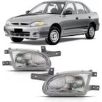 Fesan Hyundai Accent Yumurta Kasa Sağ + Sol Ön Far Takımı 1998--2000