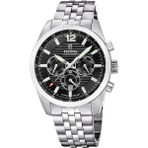 Festina F20742/3 Quartz Çelik Gri Siyah 10 Atm 44 mm Erkek Kol Saati - tek ebat