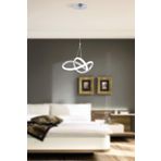 Festina Modern Krom Sarkıt Led Avize Beyaz Power Led'li Salon, Mutfak, Oda, Hol Aydınlatma