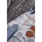 Festival Fiorella Nevresim Takımı Tek Kişilik - Mavi - 160 x 220 cm
