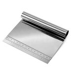 FETHİYE TOPTAN Çelik Spatula,Metal Hamur Sıyrıcı,Pasta Sıyırma Aparatı,Hamur Dilimleyici,Pasta Ve Pastacılık İçin Çelik Şekillendirici Ve Hamur Porsiyonlayıcı