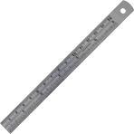 Fett 0,50X15X150MM cm /ınch Paslanmaz Çelik Cetvel - Renkli