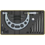 Fett AS-111060 0-150 mm Asimeto Mekanik Değiştirilebilir Çubuklu Dış Çap Mikrometresi