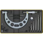Fett AS-111400 900-1000 mm Asimeto Mekanik Değiştirilebilir Çubuklu Dış Çap Mikrometresi