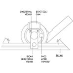Fett AS-490068 300 mm 12 Asimeto Üniversal Açı Ölçer
