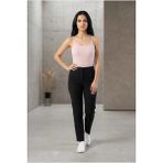 Fevien Kadın %95 Pamuklu Ip Askılı Ribana Atlet Esnek Nefes Alan Kumaş Günlük Basic Iç Giyim Vücudu Saran Kaşkorse Tarzı Konforlu Atlet - Pembe - 2XL