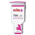 Feyink® Hp 730 Magenta (M) Orijinal Mürekkep Dolumlu Feyink Kartuş 300 ml Kırmızı, Uyumlu Makineler: T-1600, T-1700, T-2600