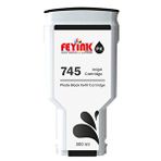 Feyink® HP 745 Photo Black (PB) Orijinal Mürekkep Dolumlu Feyink Kartuş 300 ml Fotoğraf Siyahı, Uyumlu Makineler: Z2600, Z5600