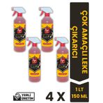 Feyri Leke Çıkarıcı Çok Amaçlı Organik Doğal Temizlik Spreyi 4 x 1 L