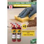 FEYRİ NANO temizleyici Ev Halısı Yüzey Temizleyici Ve Leke Çıkarıcı –nano Özellikli Yerli Üretim 2 Adet Sprey 2x(1LT/150ML)
