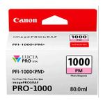 Feyza Bilişim® Canon PFI-1000 PM (P.Magenta ) Fotoğraf Kırmızı A2 Yazıcı Orijinal Mürekkep Kartuş 80 ml. (0551C001)