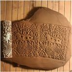 Feyza Design 10 cm Doku Rulosu Şaman Deseni Seramik ve Kil Için Oklava - Antrasit