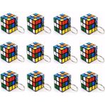 Feyza Design 12 Adet Mini Rubik Zeka Küpü (Sabır Küpü) 3x3 Anahtarlık - Seçenek 1