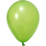 Feyza Design 12" Metalik Balon 25 Adet Yeşil Renkli Parti Malzemeleri - 0,5 x 9 cm - Adaçayı Yeşili