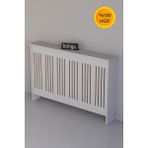 Feyza Design 120 cm Beyaz Petek Kaplama Dresuar - Antre ve Hol Için - Ahşap - Bej - Siyah