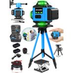 Feyza Design 128 Vf Tripodlu 12 Köşe Otomatik Hizalama Lazer Metre 360° Dikey Yatay - Seçenek 1