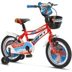 Feyza Design 16 Jant Trebd-Y-V-Bmx-V Sepetli Renkli Bisiklet, Eğlence ve Macera Için - Altın - Turkuaz - Seçenek 1