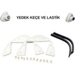 Feyza Design 20-42MM Uyumlu Mıknatıslı Cam Silme Aparatı Yedek Keçe ve Lastik Seti - Seçenek 1
