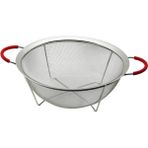 Feyza Design 28CM Metal Tel Sepet ve Silikon Kılıflı Kulp, Şık ve Dayanıklı Tasarım - Antrasit