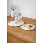 Feyza Design 2’li Beton Bulut Tepsi Seti, Takı, Parfüm ve Banyo Düzenleyici - Amber