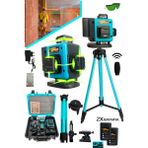 Feyza Design 360° Akülü Kumandalı Tripod Lazer Mesafe Ölçer, 16 Köşe, Ayaklı - Seçenek 1